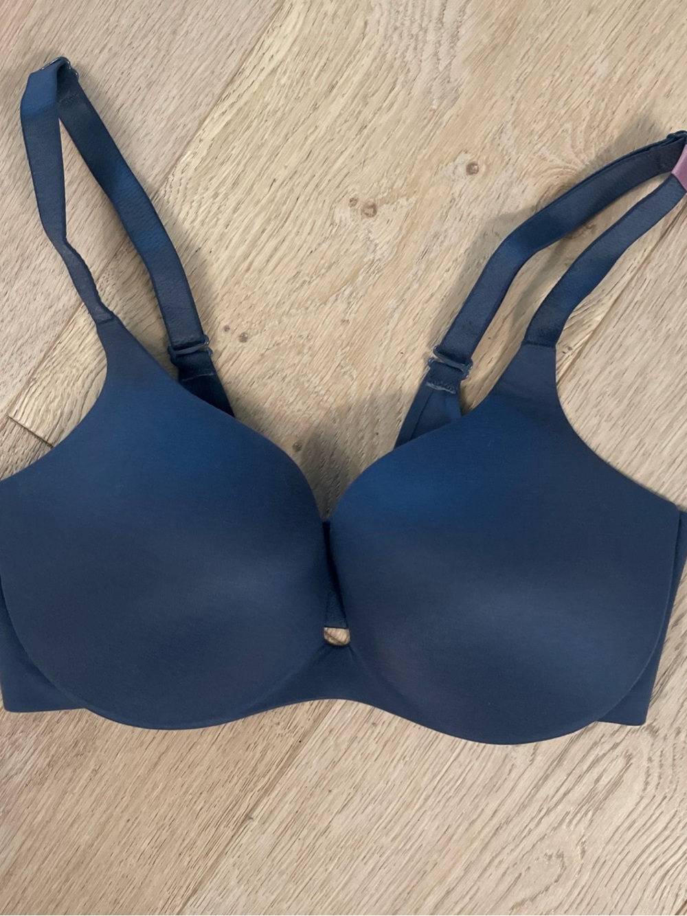 Ambrielle Everyday T-Shirt Bra Underwire blue 34C NWT